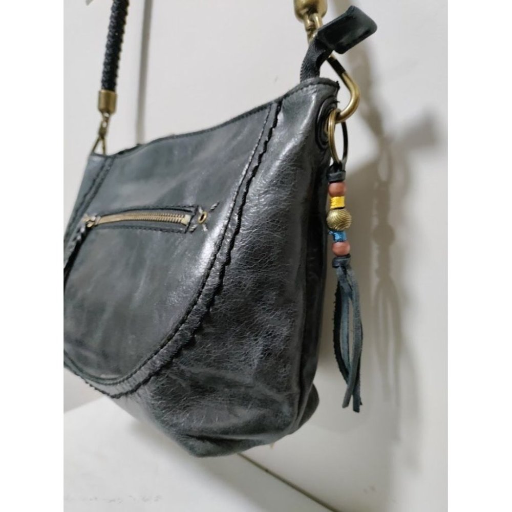 The Sak Womens Indio Leather Hobo Shoulder Bag Handbag Black One Size - Picture 4 of 15
